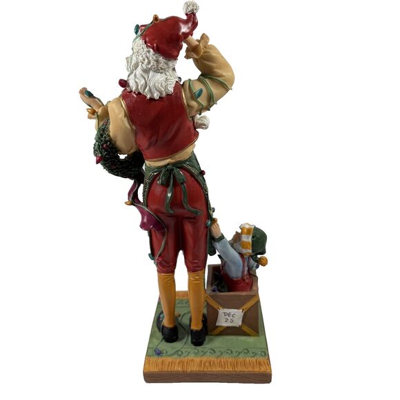 Lenox Santa's Merry Mix Up Christmas 2015 Santa Claus figurine VTG Rare - Picture 3 of 6
